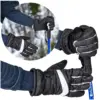 Rękawiczki narciarskie zimowe na snowboard narty M/L czarne