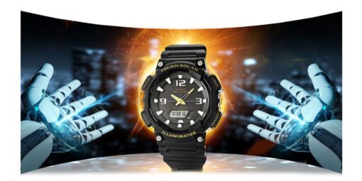 Zegarek Męski CASIO SOLAR AQ-S810W-1BVDF - obrazek 5
