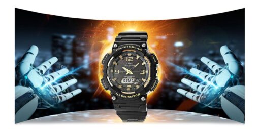 Zegarek Męski CASIO SOLAR AQ-S810W-1A3VDF - obrazek 4