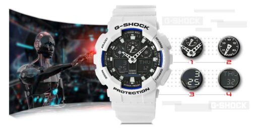 Zegarek Męski CASIO G-SHOCK GA-100B-7AER + BOX - obrazek 10