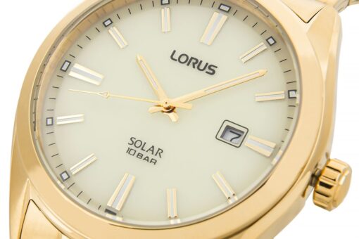 Zegarek Męski LORUS Solar Gold RX338AX9 + BOX - obrazek 4