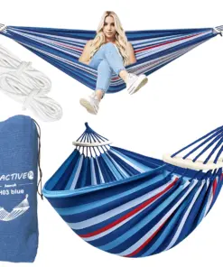Hamak, huśtawka niebieski 260x150cm H03 Be-Active.pl