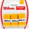 Owijka Wilson Pro Soft Absorbent Overgrip żółta 3szt WRZ4040GO