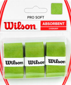 Owijka Wilson Pro Soft Absorbent Overgrip zielona 3szt WRZ4040LI