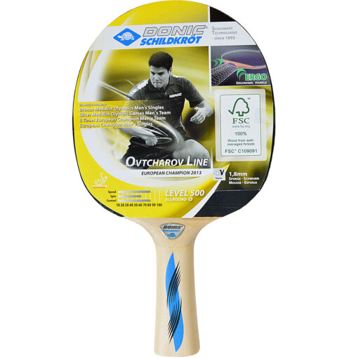 Zestaw rakiet do ping ponga Donic Ovtcharov 500 1rak 3p pokrowiec 788705