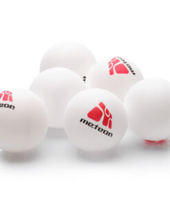 Zestaw 6 piłeczek do ping ponga Meteor białe 15028