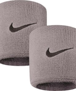 Frotki na rękę Nike Swoosh szare 2szt NNN04051