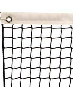 Siatka do tenisa ziemnego Netex PE 2 czarna 12,8 m x 1,05 m TZ0002