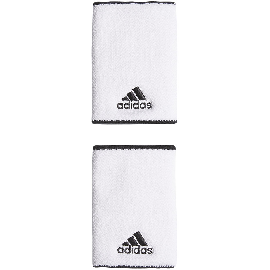 Frotki na rękę adidas Tennis Wristband Large OSFM białe 2 szt. FK0915