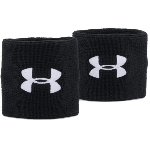 Frotki na rękę Under Armour Performance Wristbands czarne 1276991 001