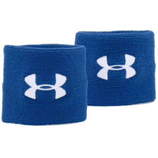 Frotki na rękę Under Armour Performance Wristbands niebieskie 1276991 400