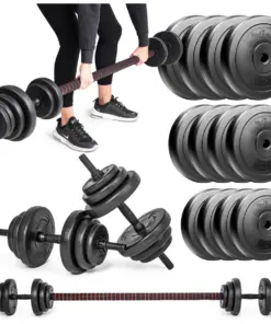Zestaw 20 kg sztanga 2w1 hantle Pretorians