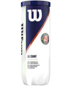 Piłki do tenisa ziemnego Wilson Roland Garros All Court 3 szt. żółte WRT126400
