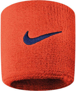 Frotki na nadgarstek Nike Swoosh Wristbands pomarańczowe N0001565804OS
