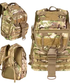 Plecak taktyczny turystyczny wojskowy z klapą militarny survival 40 litrów moro