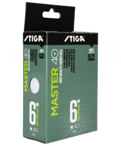 Piłeczki do ping ponga Stiga Master* białe 6 szt.