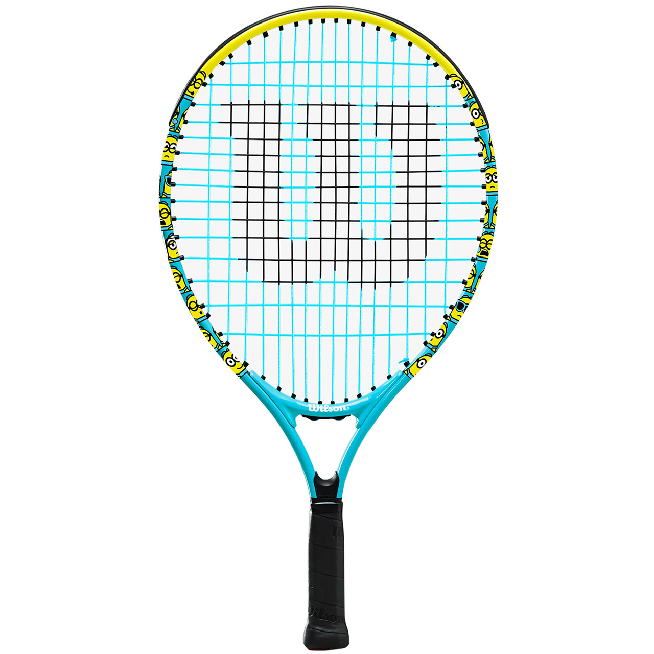 Rakieta do tenisa ziemnego Wilson Minions 2.0 JR 19 3 1/2 niebeisko-żółta WR097010H