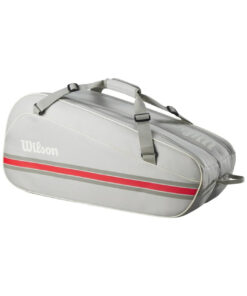 Torba tenisowa Wilson Team 6PK szaro-czerwona WR8039903001
