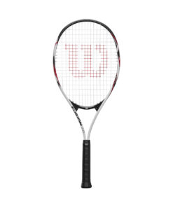 Rakieta do tenisa ziemnego Wilson Fusion XL Rkt 3 4 3/8 biało-czarna WR147910U3