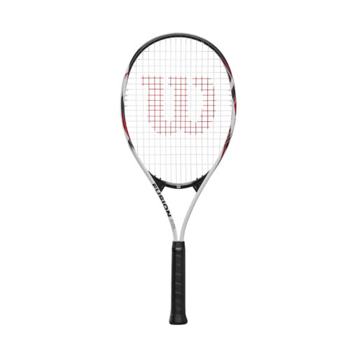Rakieta do tenisa ziemnego Wilson Fusion XL Rkt 3 4 3/8 biało-czarna WR147910U3