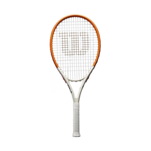 Rakieta do tenisa ziemnego Wilson Roland Garros Elite RKT 3 4 3/8  biało-pomarańczowa WR168410U3