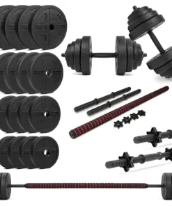 Sztanga 2w1 hantle - zestaw 40kg Pretorians