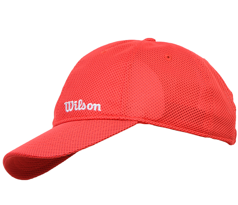 CZAPKA Z DASZKIEM WILSON SUMMER CAP czerwony /WRA500019
