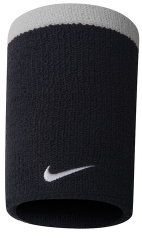 FROTKA NA RĘKĘ SZEROKA NIKE PREMIER czarno/biała /2szt/ NN01051