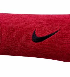 FROTKA NA RĘKĘ SZEROKA NIKE SWOOSH DOUBLEWIDE czerwona /2szt/ NN05624601