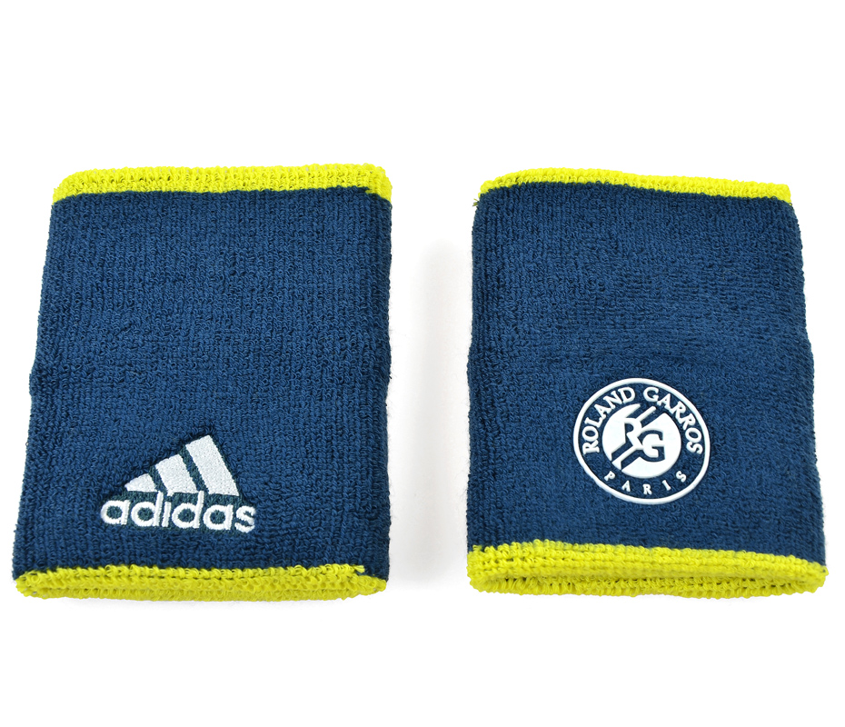 FROTKA NA RĘKĘ adidas TENNIS RG WRISTBAND L granatowo/żółta OSFM /2szt/ /Z27393