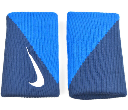 FORTKA NA RĘKĘ SZEROKA NIKE DIGONAL DOUBLEWIDE granatowo/niebieska/2szt/ NNNC1441