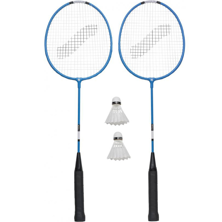 Zestaw do Badmintona Stiga Hobby HS 2 rakiety 2 lotki
