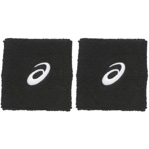 Frotka na rękę Asics Performance Wrist Band czarne 2szt 3043A002 001