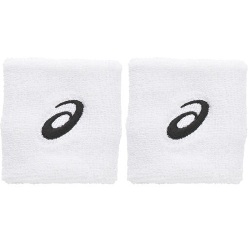 Frotka na rękę Asics Performance Wrist Band biała 2szt 3043A002 100