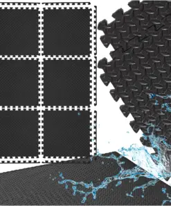 Mata pod sprzęt siłowy do ćwiczeń ochronna puzzle EVA - 6el.