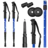 Kije trekkingowe nordic walking niebieskie 2szt.
