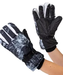 Rękawice narciarskie zimowe na deskę narty rozmiar L dłoń 21 cm szare