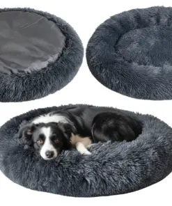 Włochate legowisko dla psa kota miękkie posłanie kojec 70cm