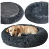 Włochate legowisko dla psa kota miękkie posłanie kojec 80cm
