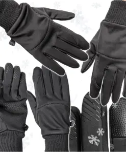 Rękawiczki dotykowe ocieplane antypoślizgowe zimowe damskie męskie