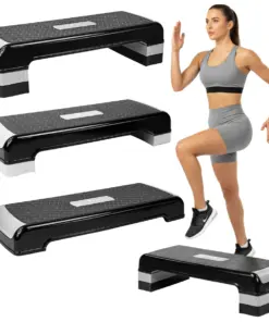 Step do aerobiku 3 stopnie regulowany szary AC4 Pretorians