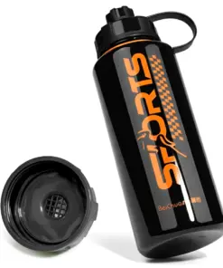 Butelka na wodę bidon sportowy 1,1l ciemnoszara