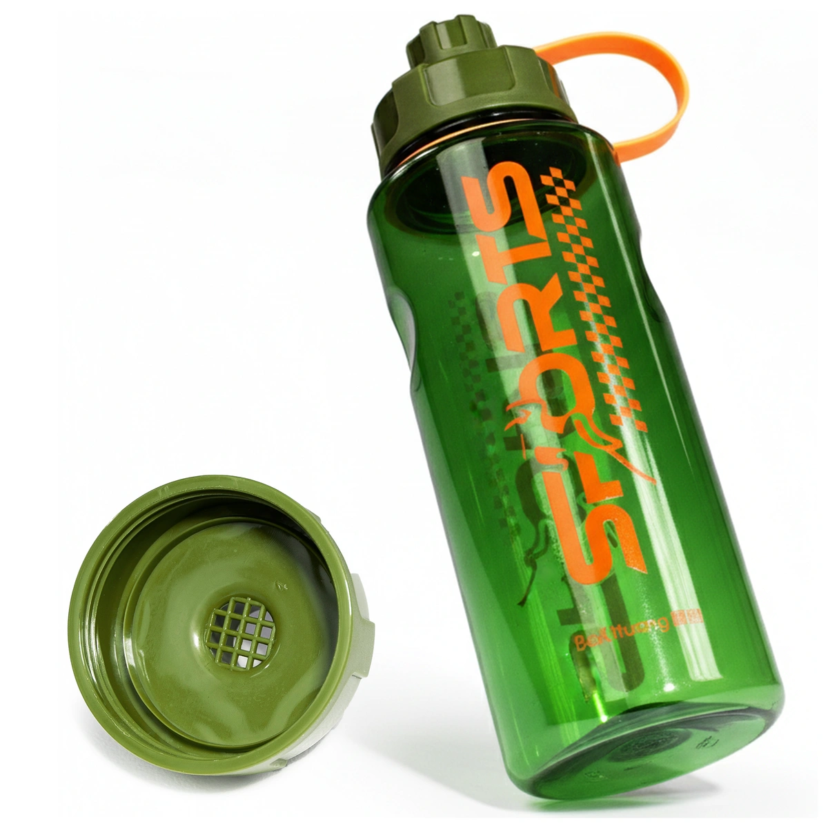 Butelka na wodę bidon sportowy 1,1l zielona