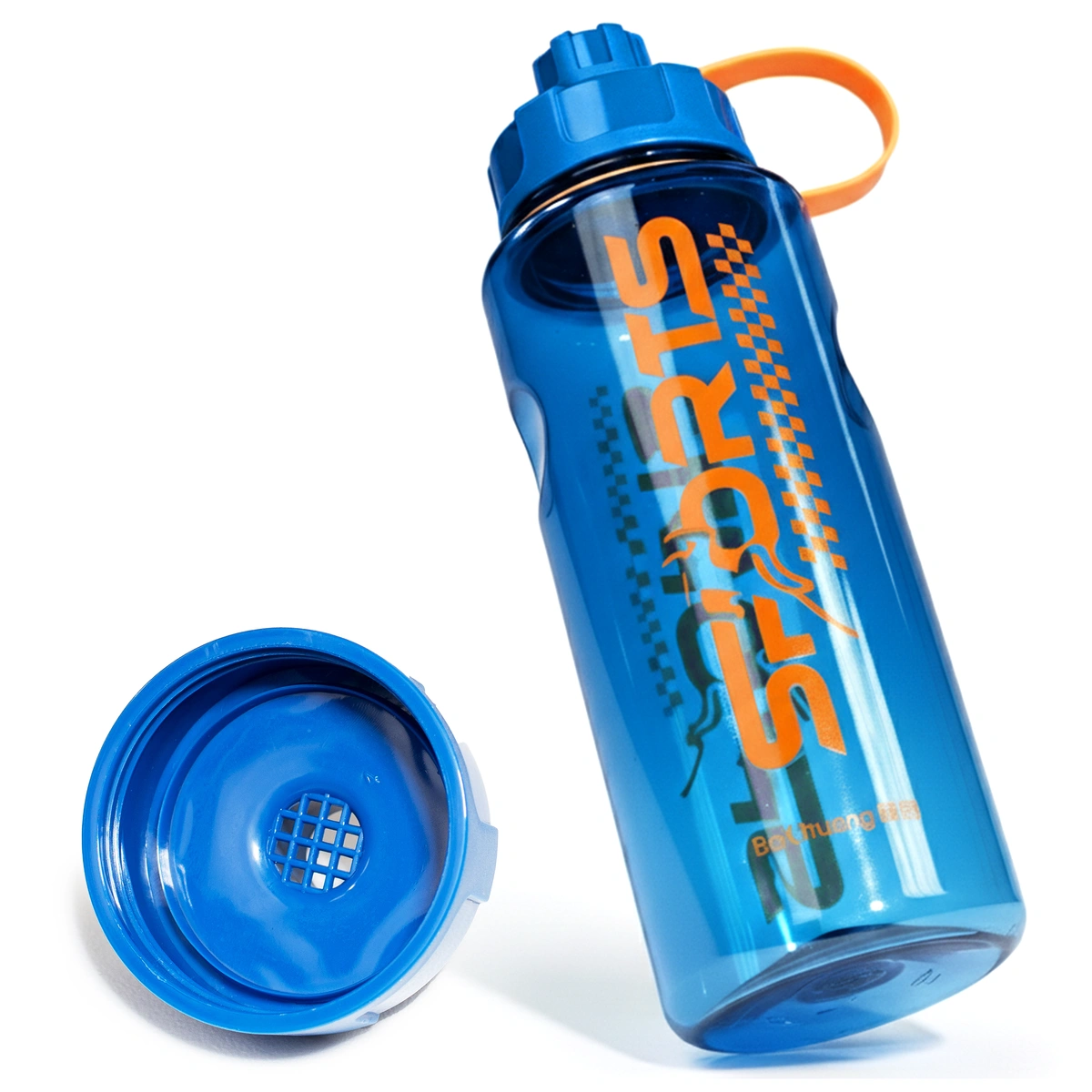 Butelka na wodę bidon sportowy 1,1l niebieska