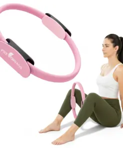 Obręcz do pilatesu jogi kółko do ćwiczeń ring Pretorians różowe