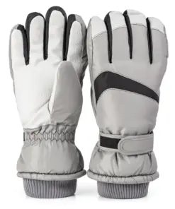 Rękawiczki narciarskie zimowe na snowboard narty M/L szare