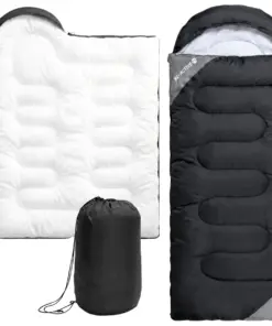 Śpiwór turystyczny czarny