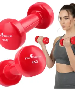 Hantle żeliwne 2 × 2 kg – zestaw hantli do treningu domowego