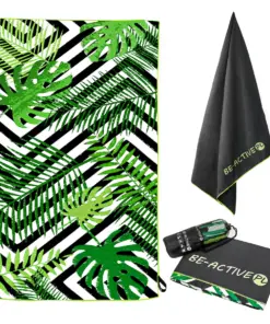 Ręcznik szybkoschnący z mikrofibry 130x80cm Liście