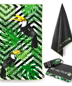 Ręcznik szybkoschnący z mikrofibry 130x80cm Tukany